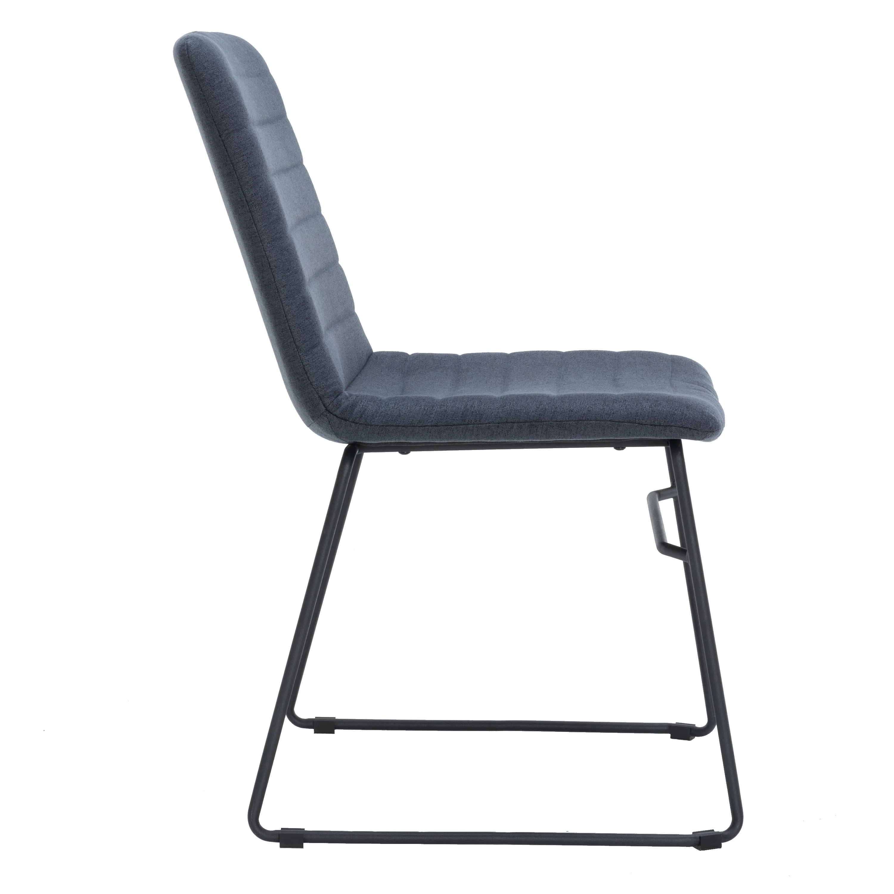 Zylar Series Office Guest Chair in Dark Blue Fabric