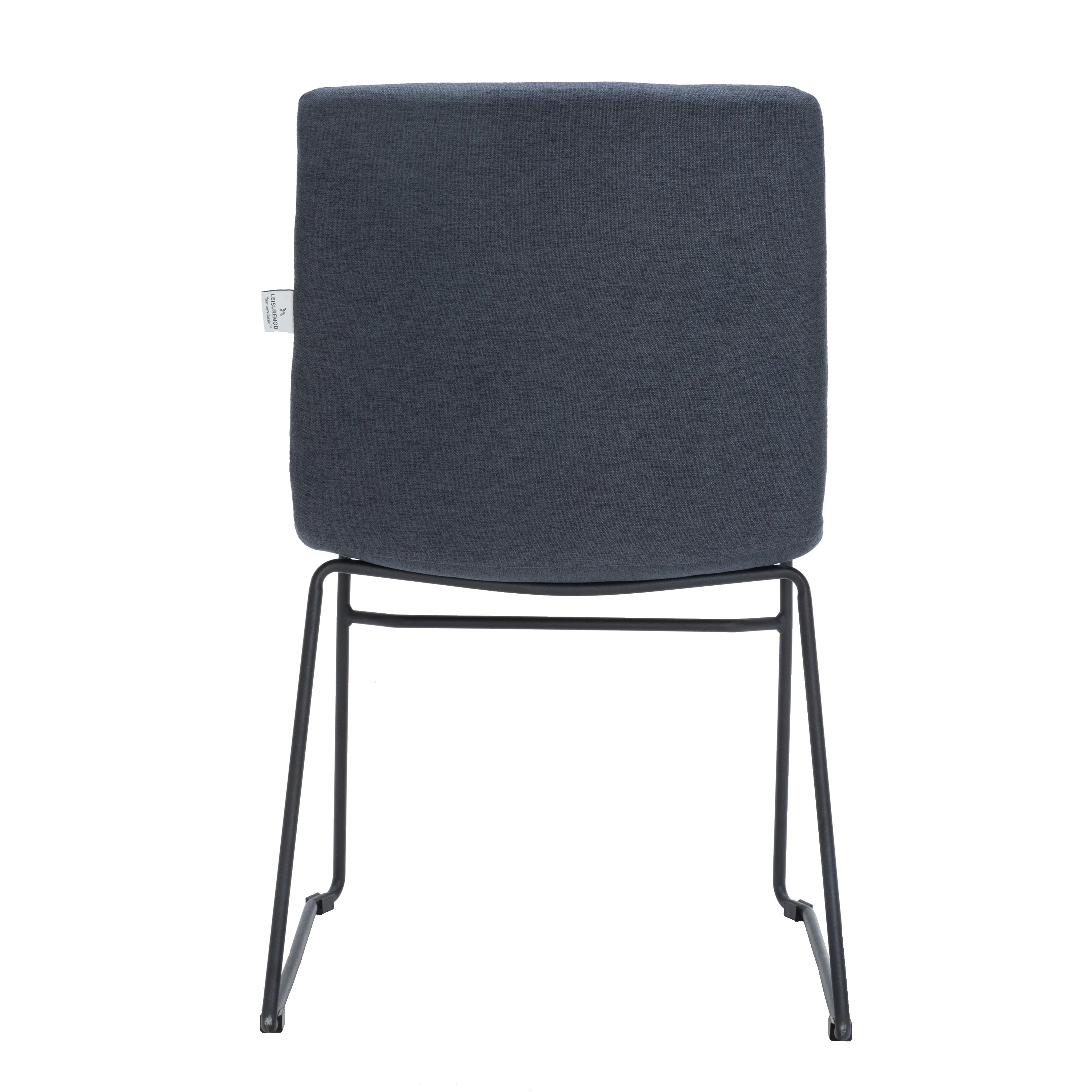 Zylar Series Office Guest Chair in Dark Blue Fabric