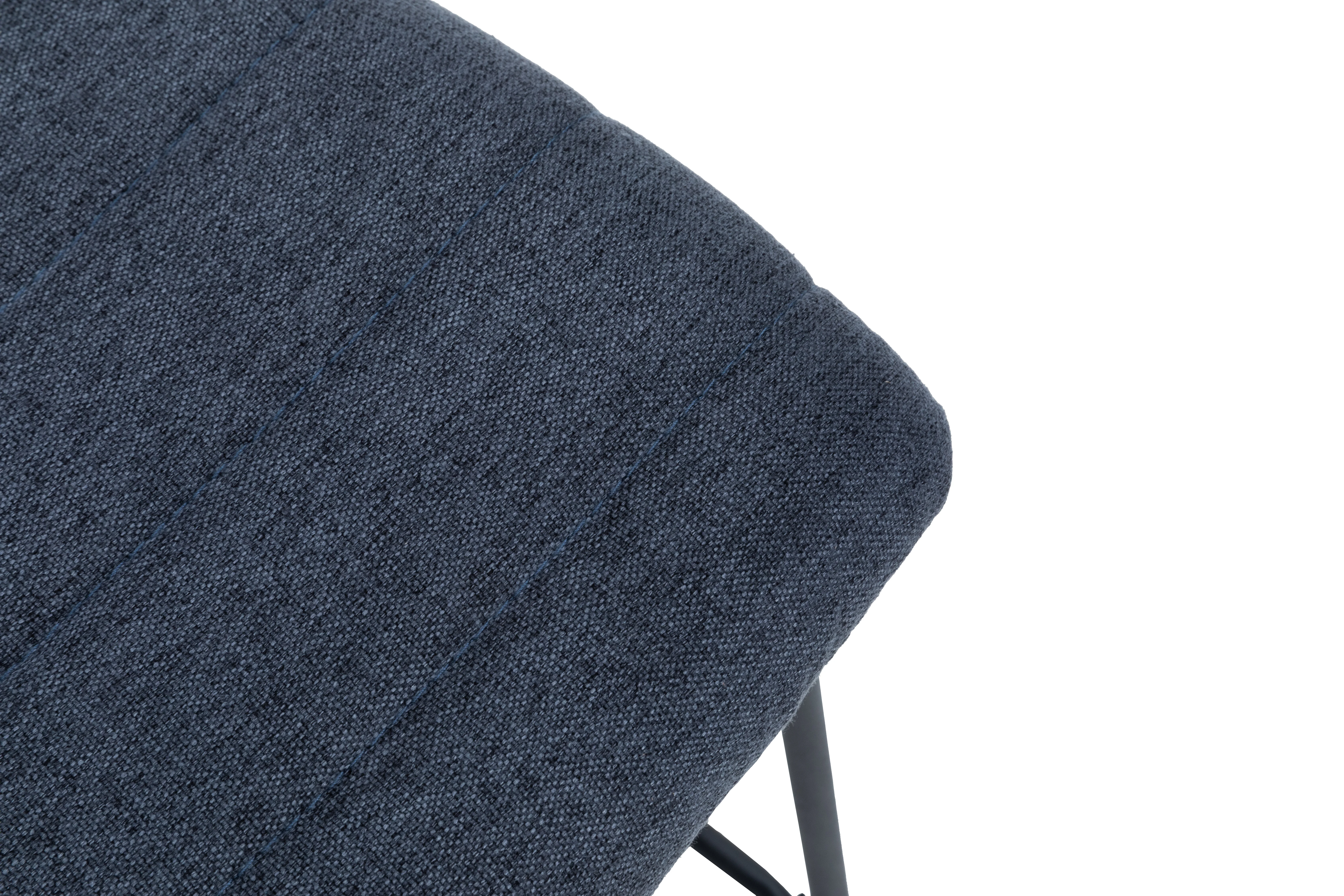 Zylar Series Office Guest Chair in Dark Blue Fabric