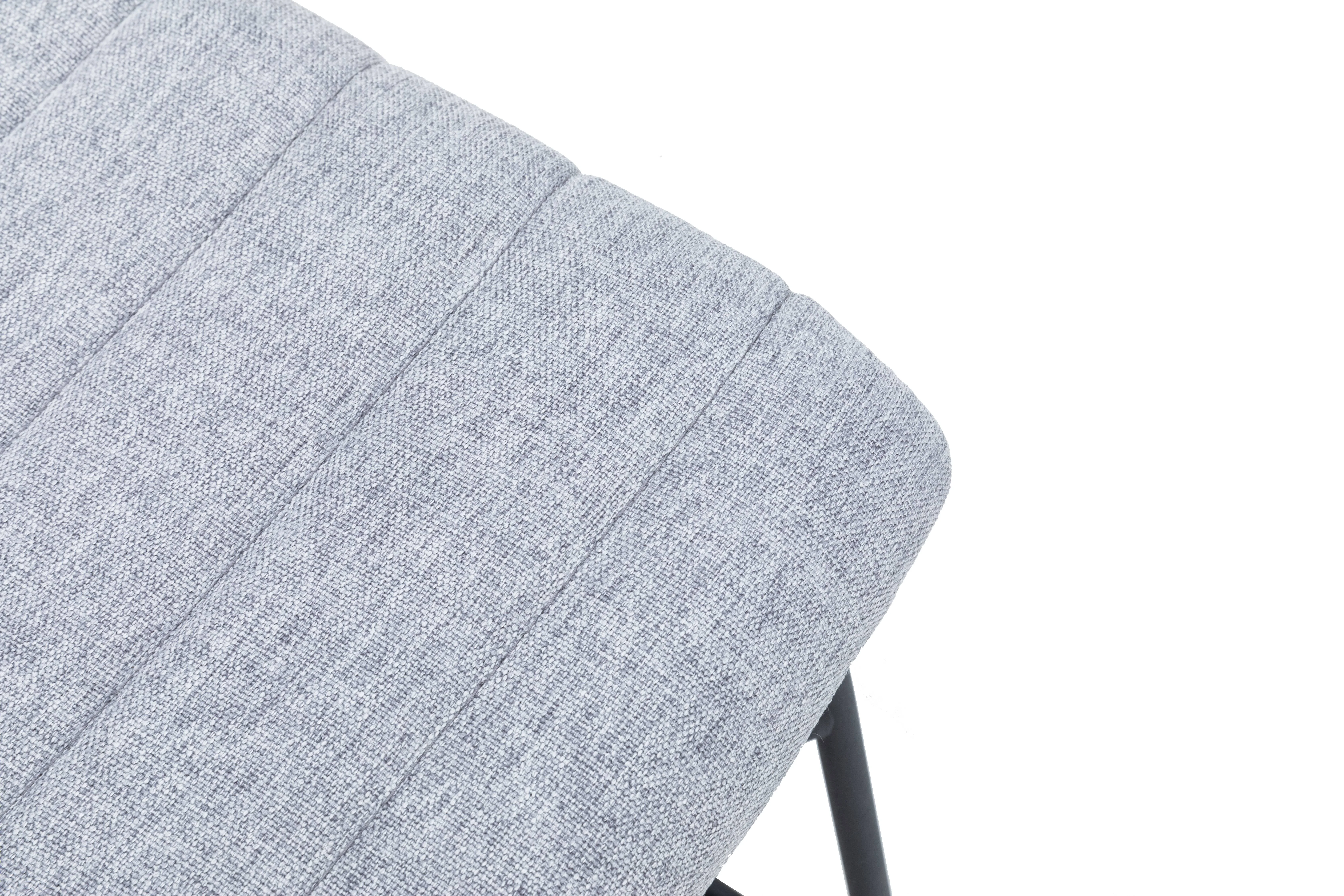 Zylar Series Office Guest Chair in Grey Fabric