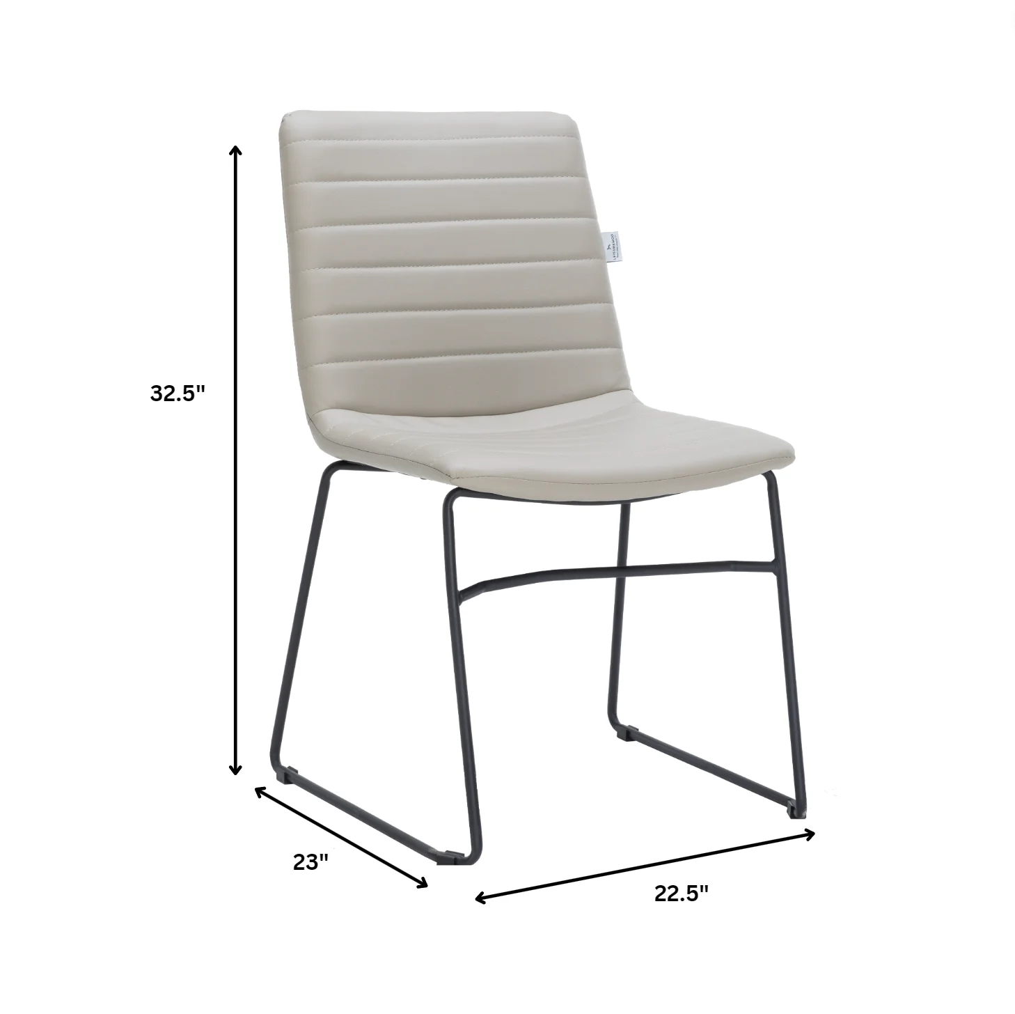 Zylar Series Office Guest Chair in Tan Leather