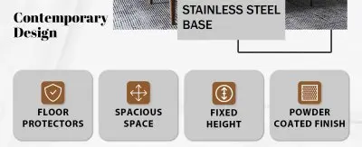 Zinti Series Modern Dining Table Bronze Base, With 55" White/Gold Sintered Stone Top