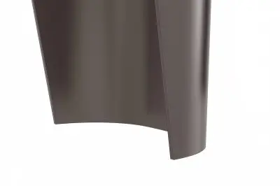 Zelan Series Modern Dining Table Champagne Gold Stainless steel Base, With 55" Light Grey Sintered Stone Top