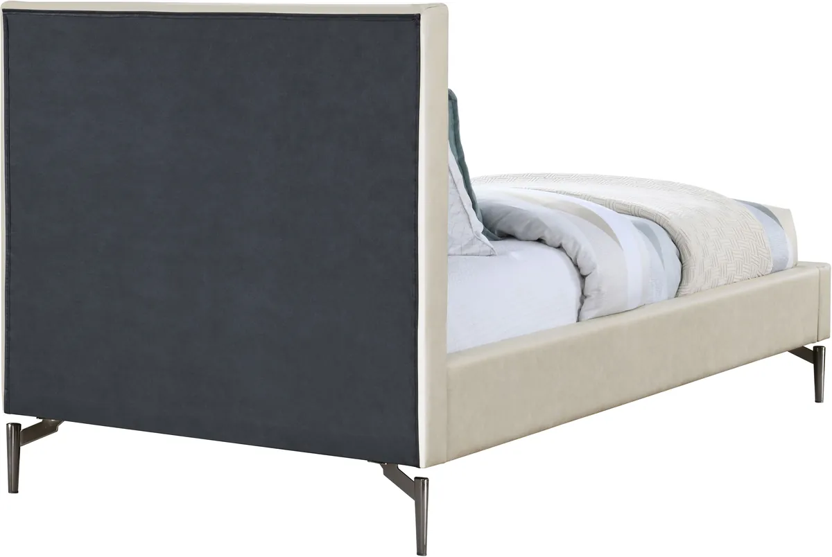 Gallo - Twin Bed - Beige - View 2