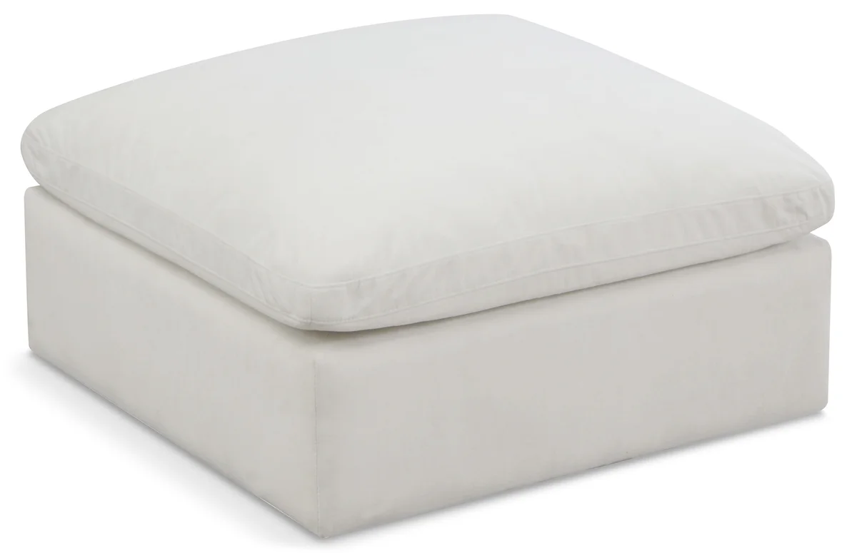 Plush - Ottoman - Cream