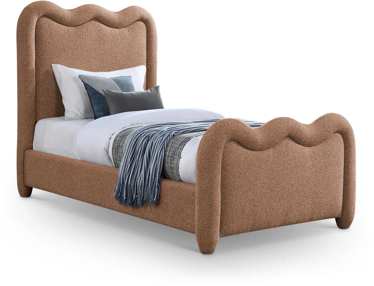 Gavin - Twin Bed - Cognac