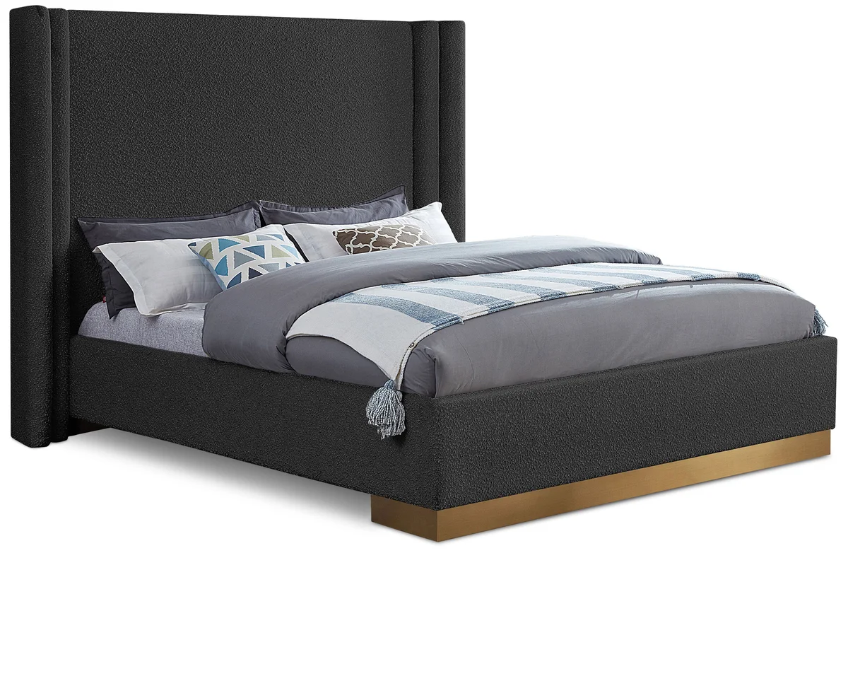 Halton - King Bed - Black