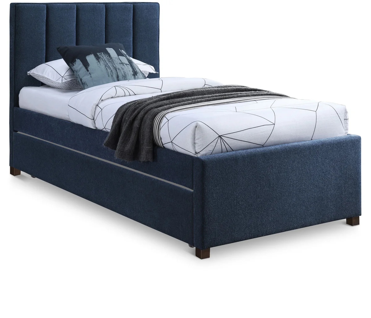 Harper - Twin Trundle Bed - Navy