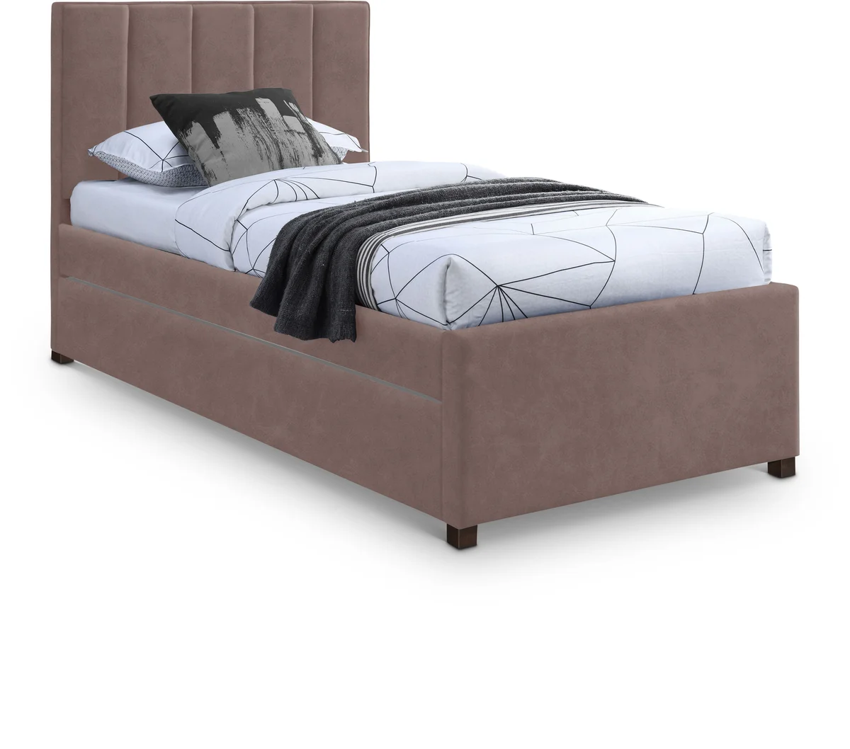 Hudson - Twin Trundle Bed - Brown