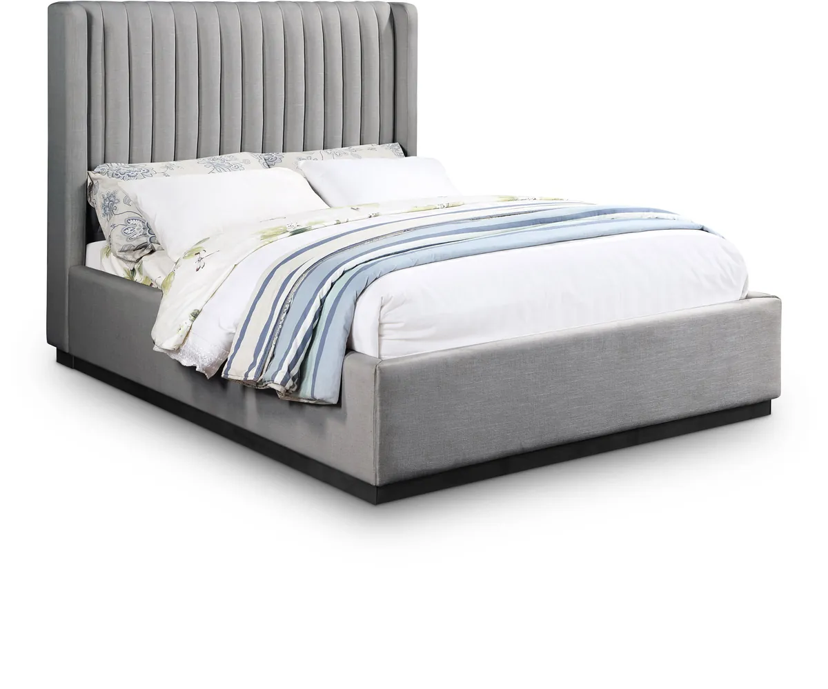 Logan - Queen Bed - Gray