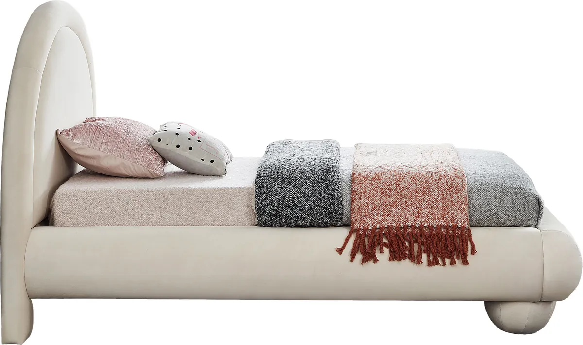 Madrid - Twin Bed - Cream - View 2