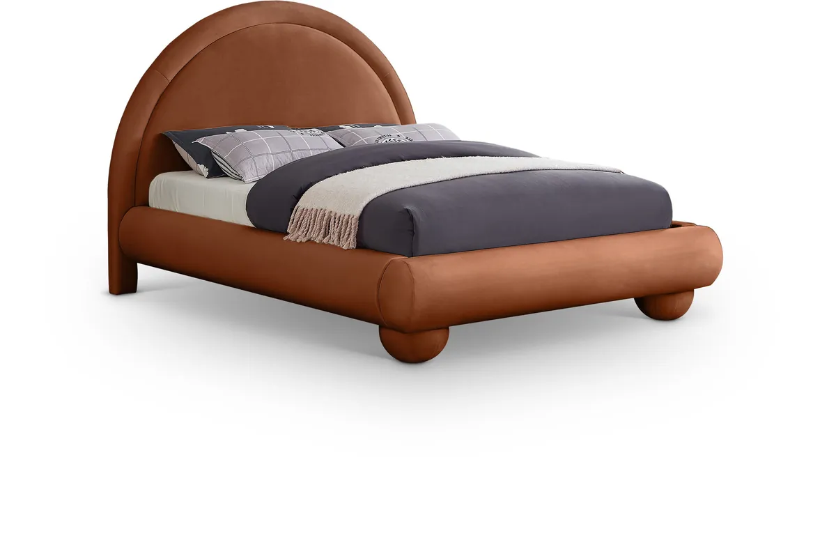 Madrid - King Bed - Cognac