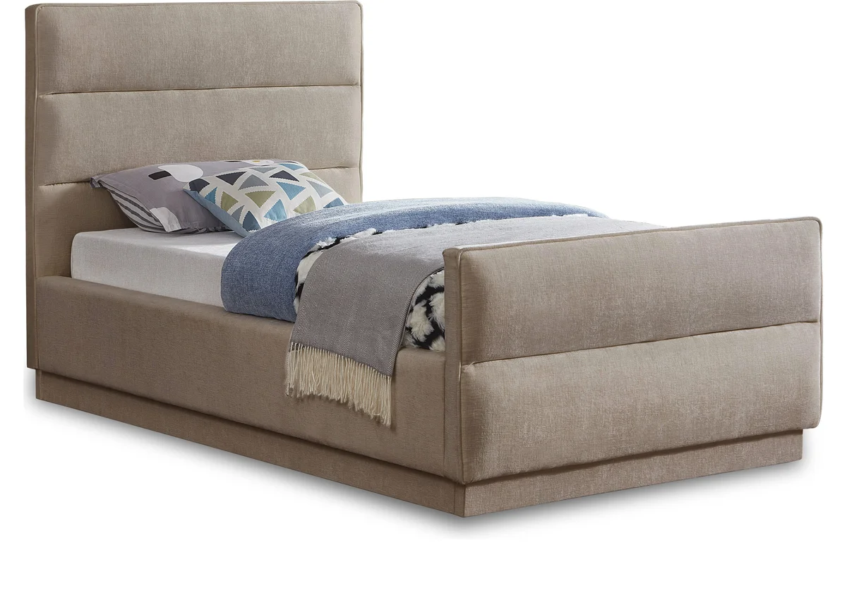 Paxton - Twin Bed - Beige