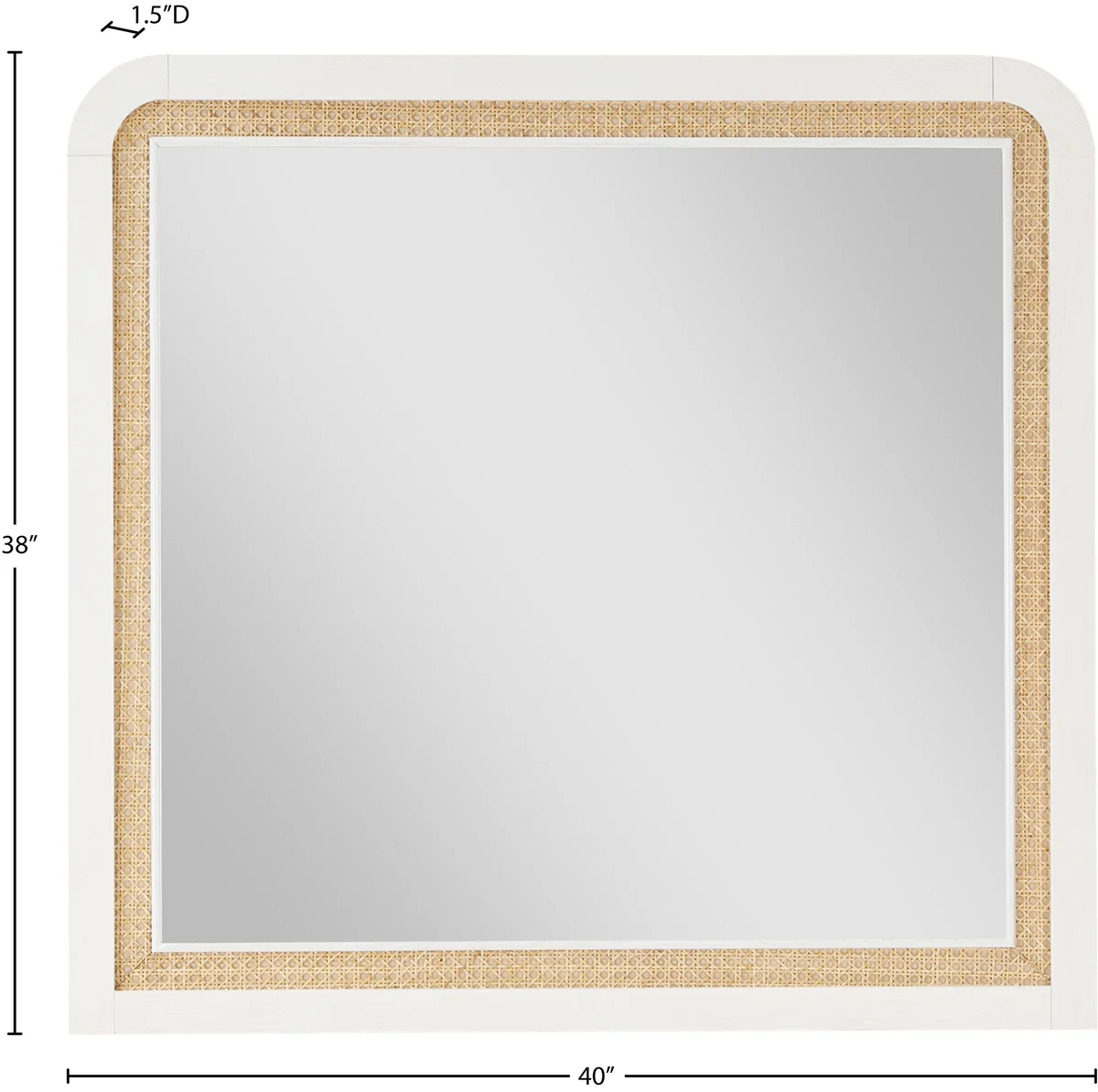 Siena - Mirror - White