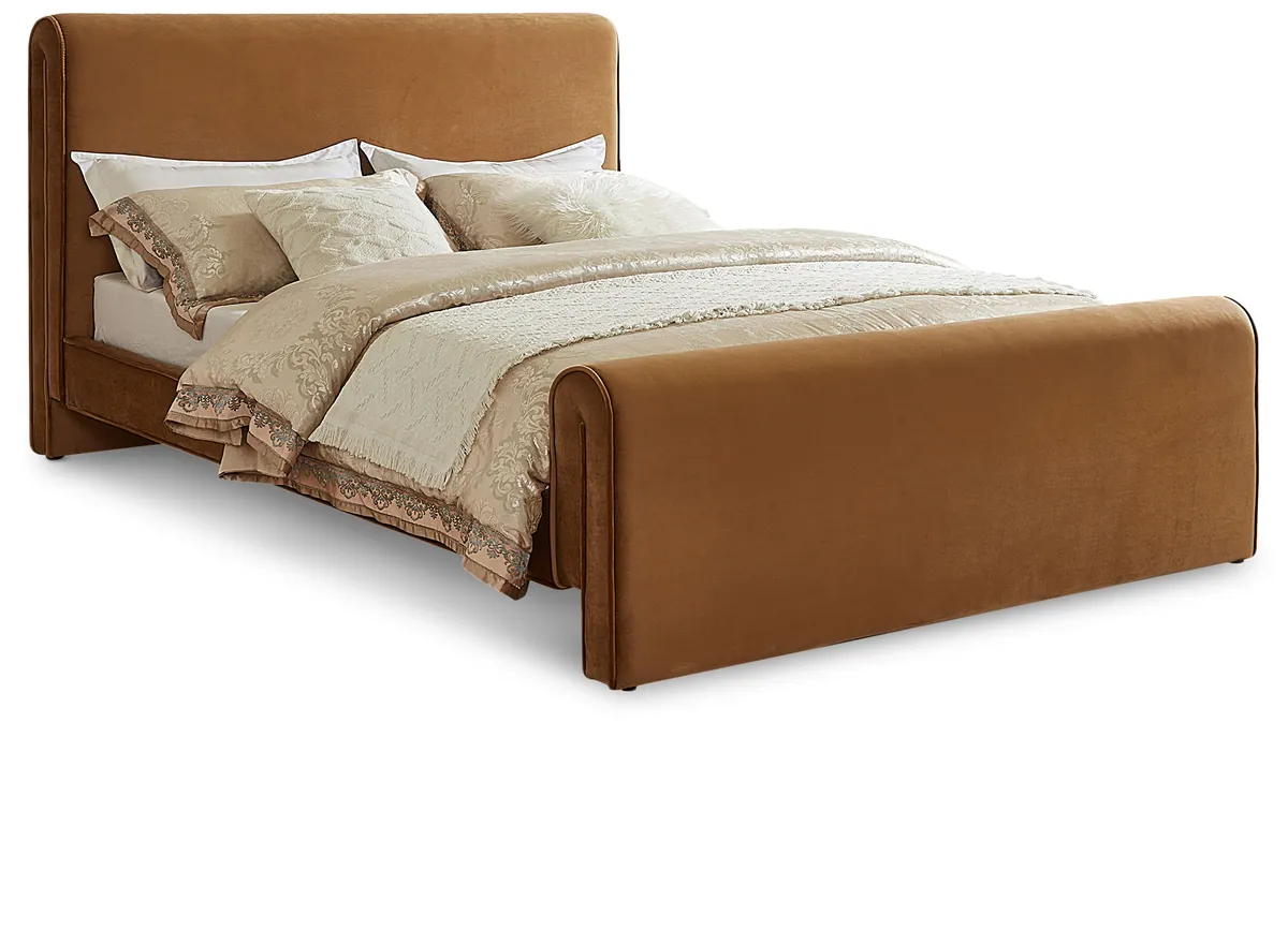 Sloan - King Bed - Saddle