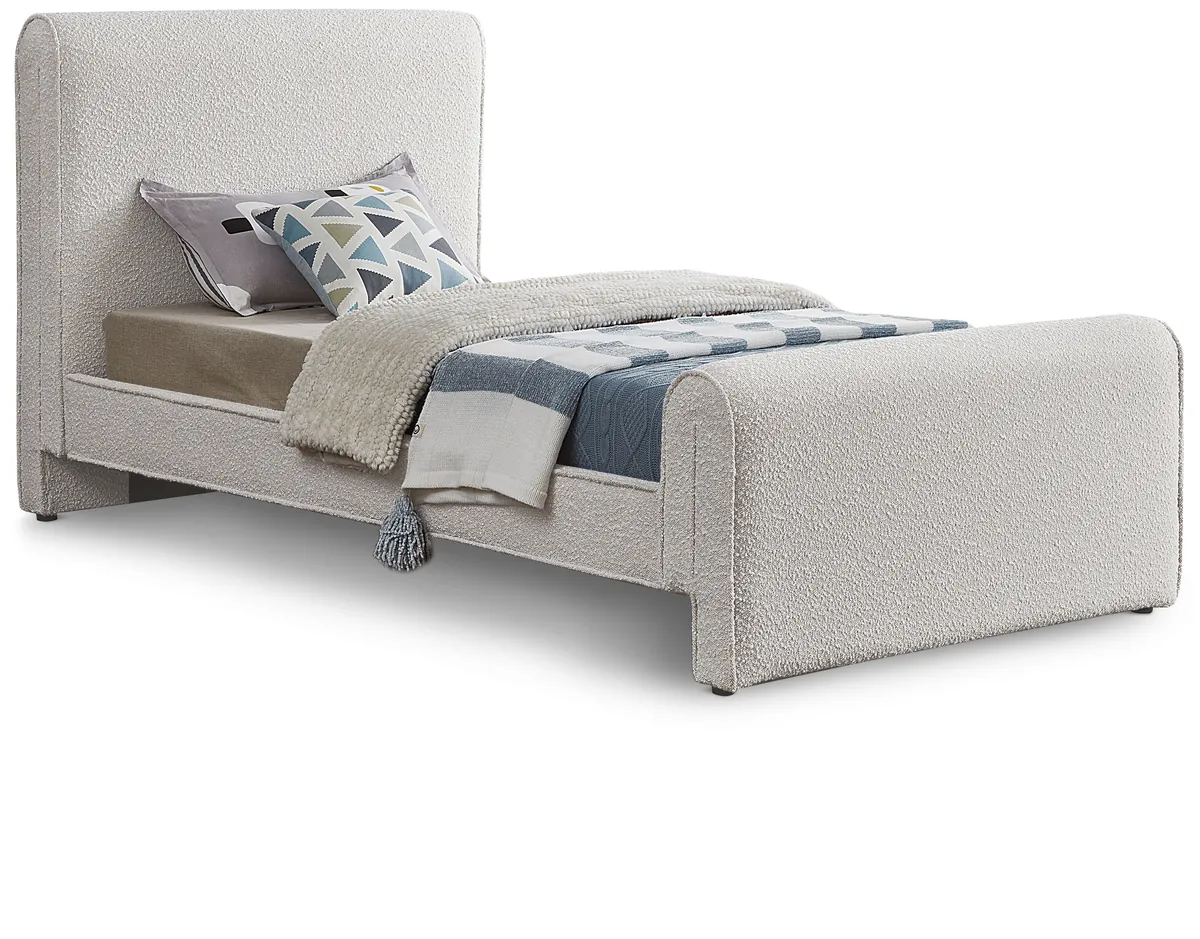 Stylus - Twin Bed - Cream