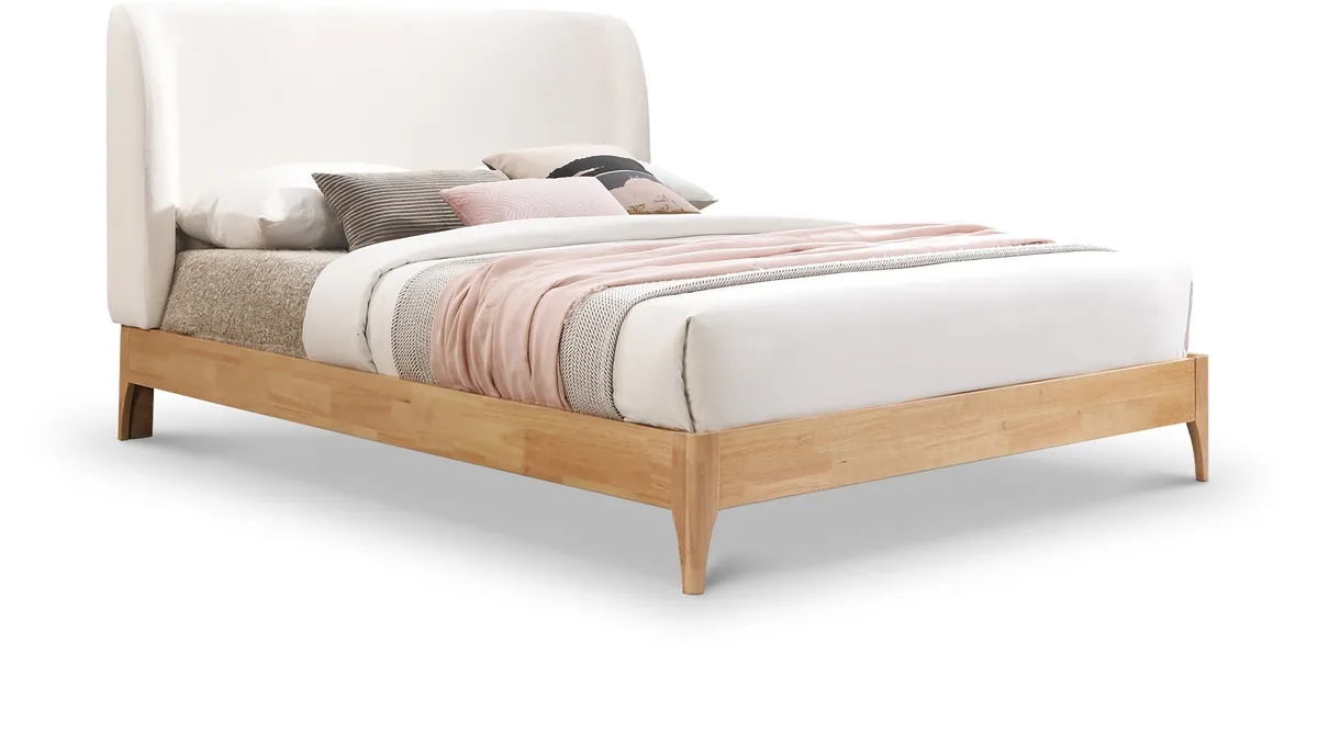 Ventura - King Bed - Cream