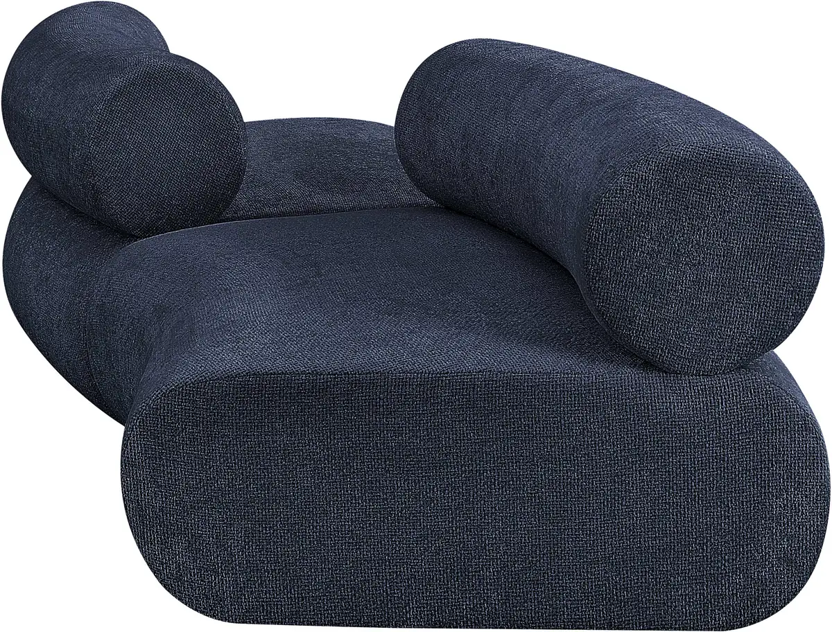 Bale - 2 Piece Curved Modular Sofa - Navy - View 2