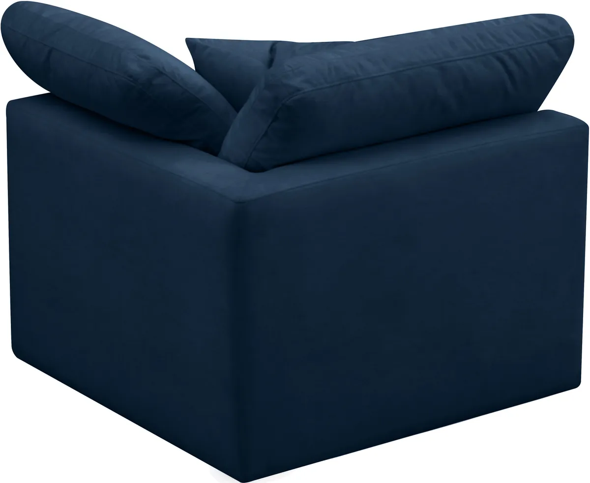 Plush - Corner Chair - Navy