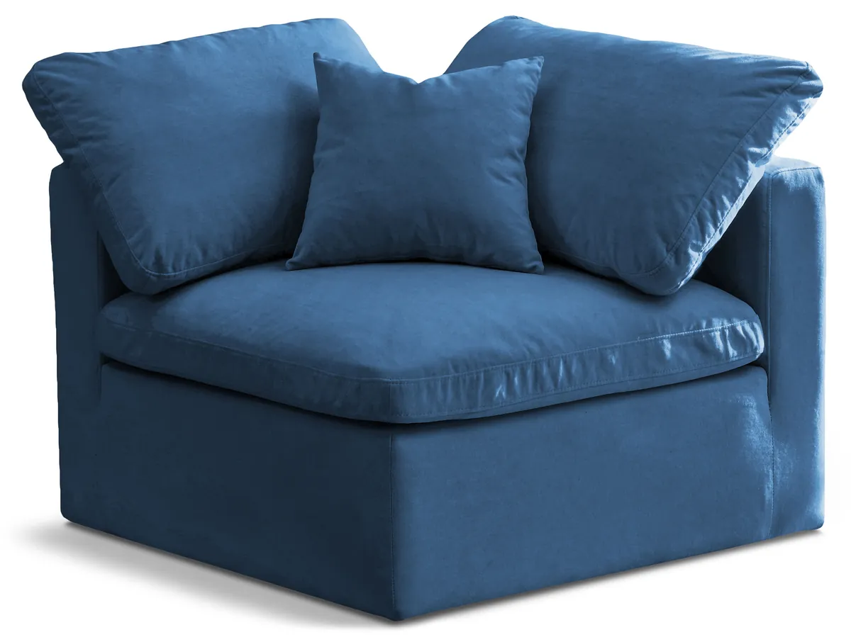 Plush - Corner Chair - Navy