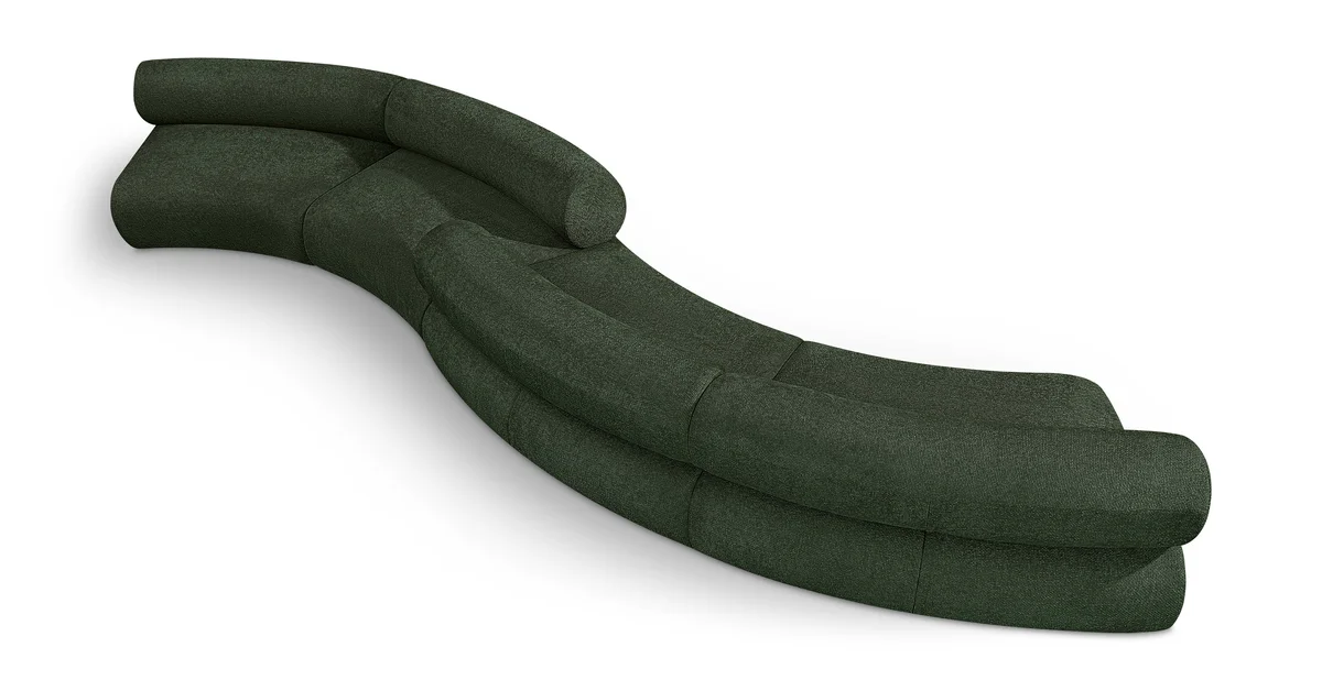Bale - 4 Piece Modular Sofa - Green