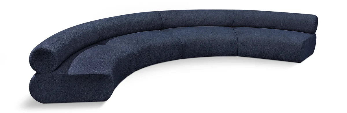 Bale - 4 Piece Modular U-Shaped Sofa - Navy