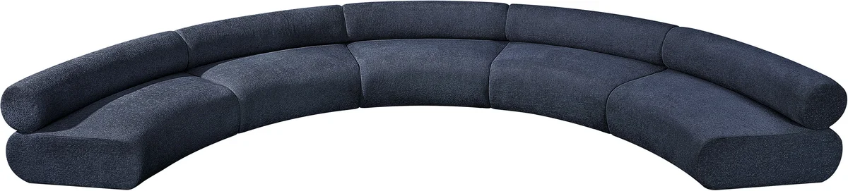 Bale - 5 Piece Modular Sofa - Navy - View 2