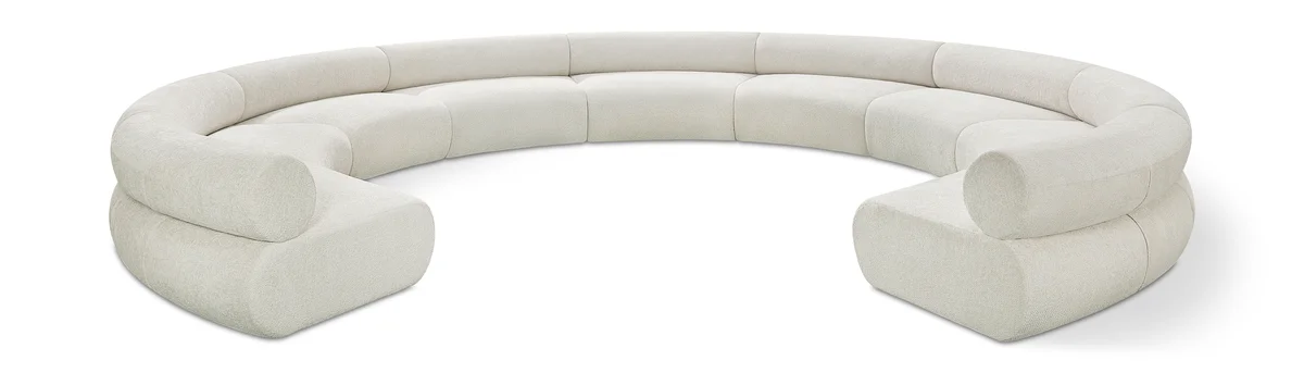 Bale - 9 Piece Modular Sofa - Cream