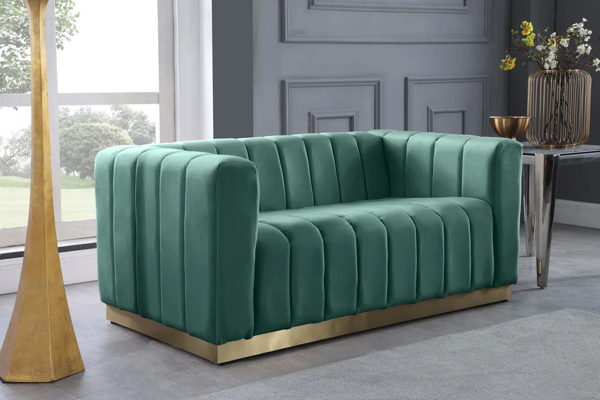 Marlon - Loveseat - Mint - View 2