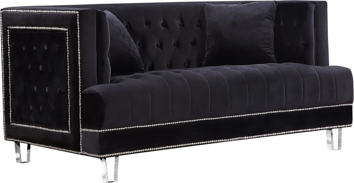 Lucas - Loveseat - Black