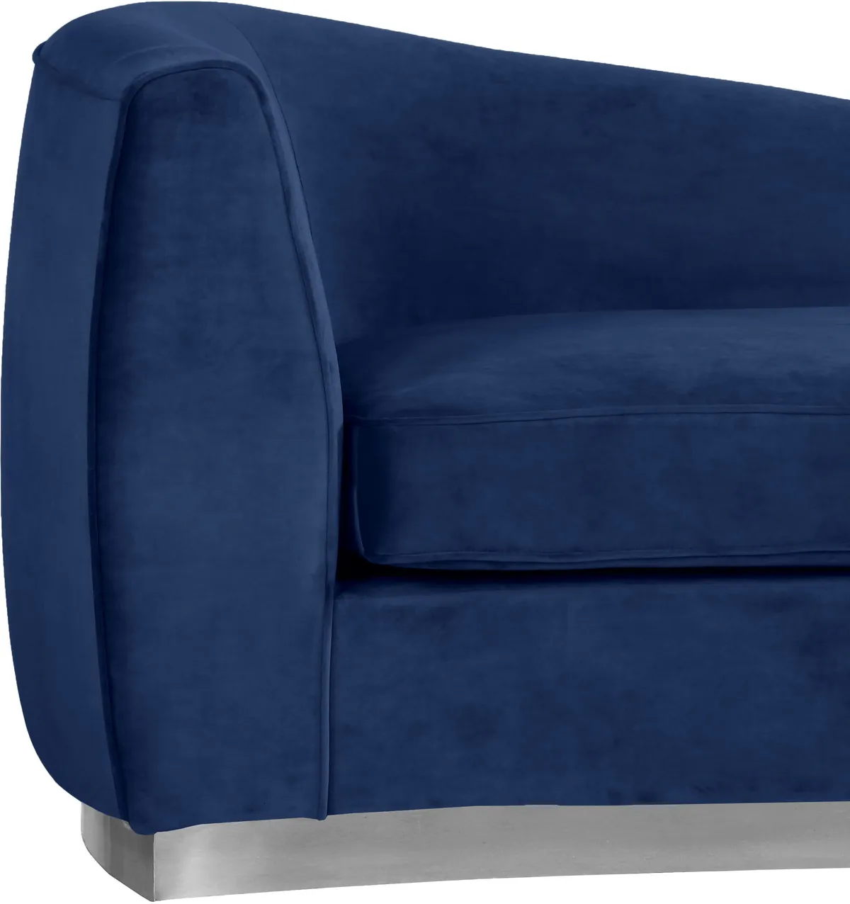 Julian - Chaise - Navy - Fabric