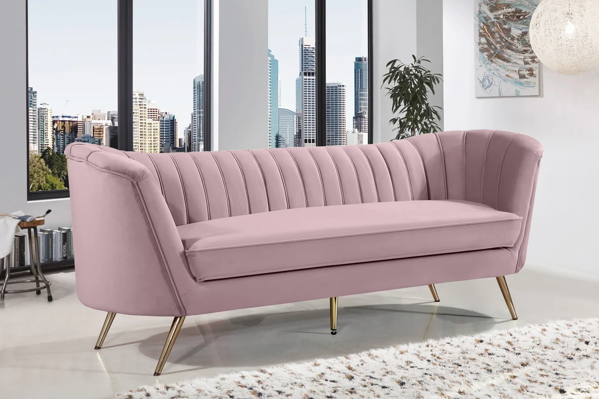 Margo - Sofa - Pink - View 2