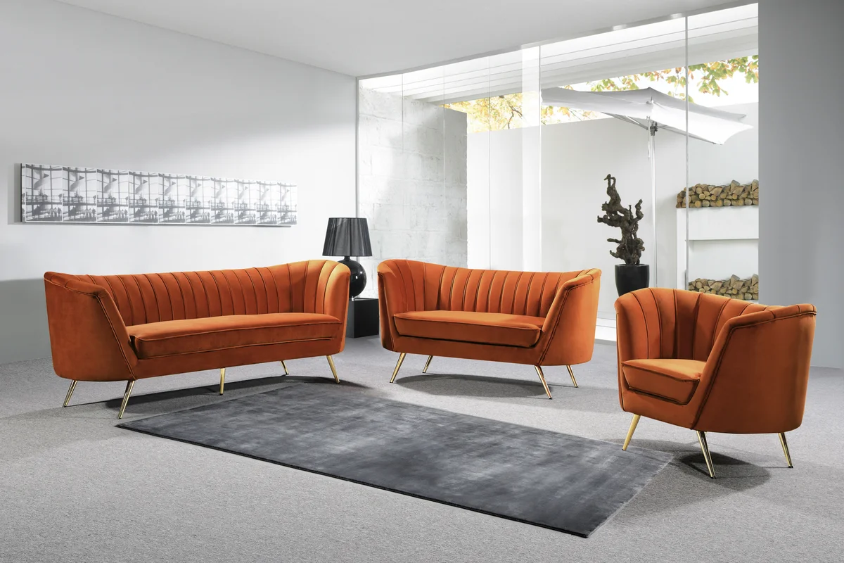 Margo - Loveseat - Cognac