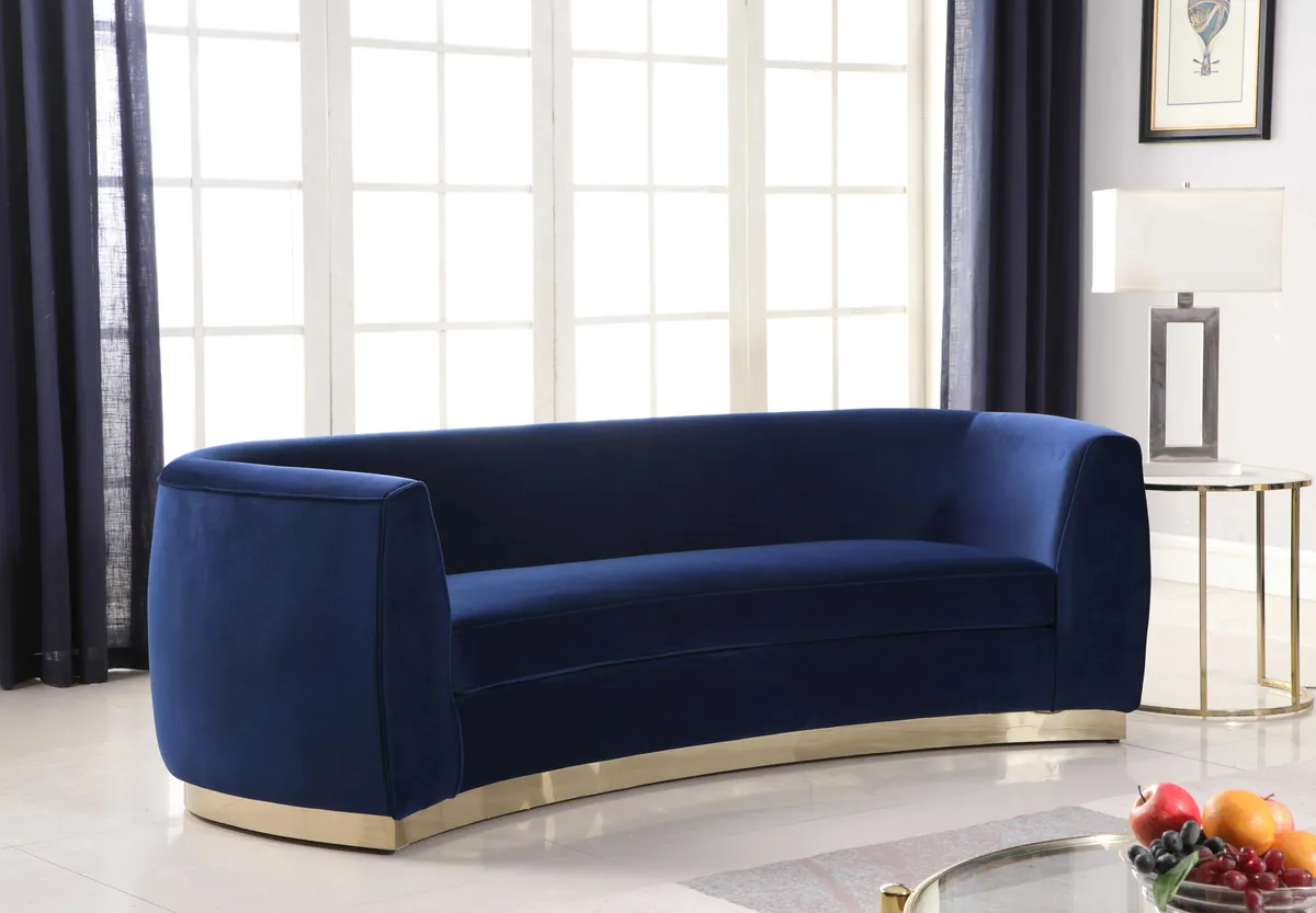 Julian - Sofa - Navy - View 2