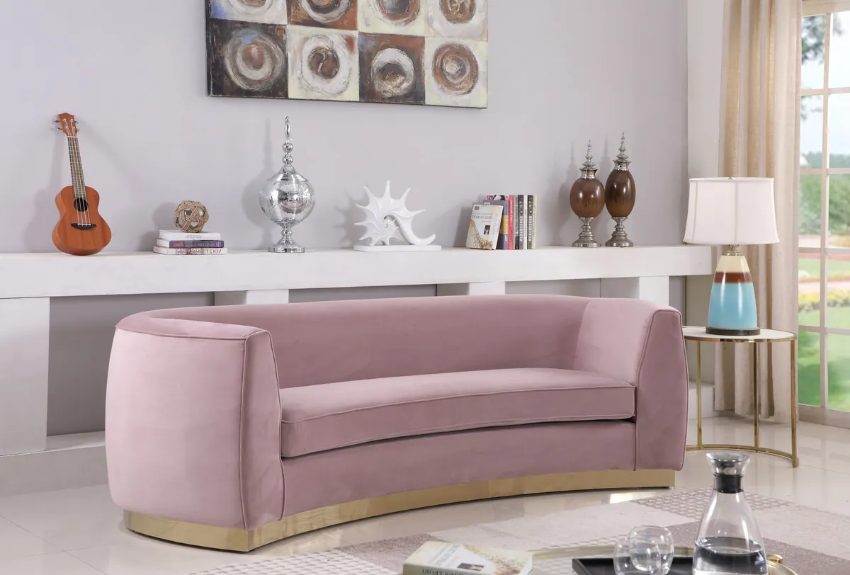 Julian - Sofa - Pink - View 2