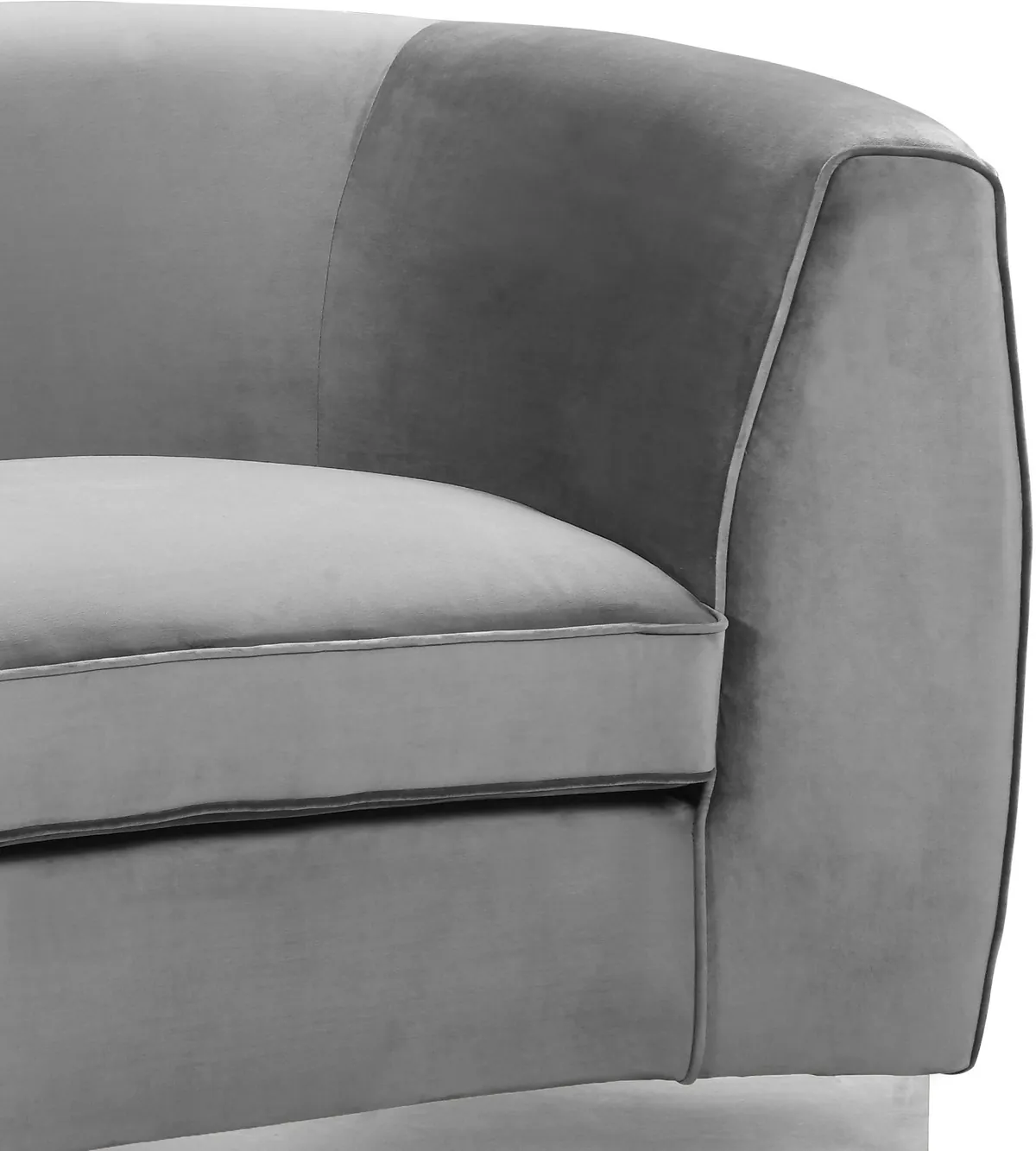 Julian - Loveseat - Gray - Fabric