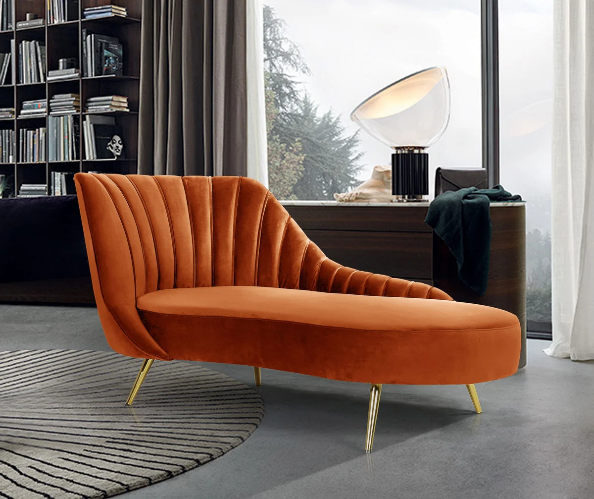 Margo - Chaise - Cognac - View 2