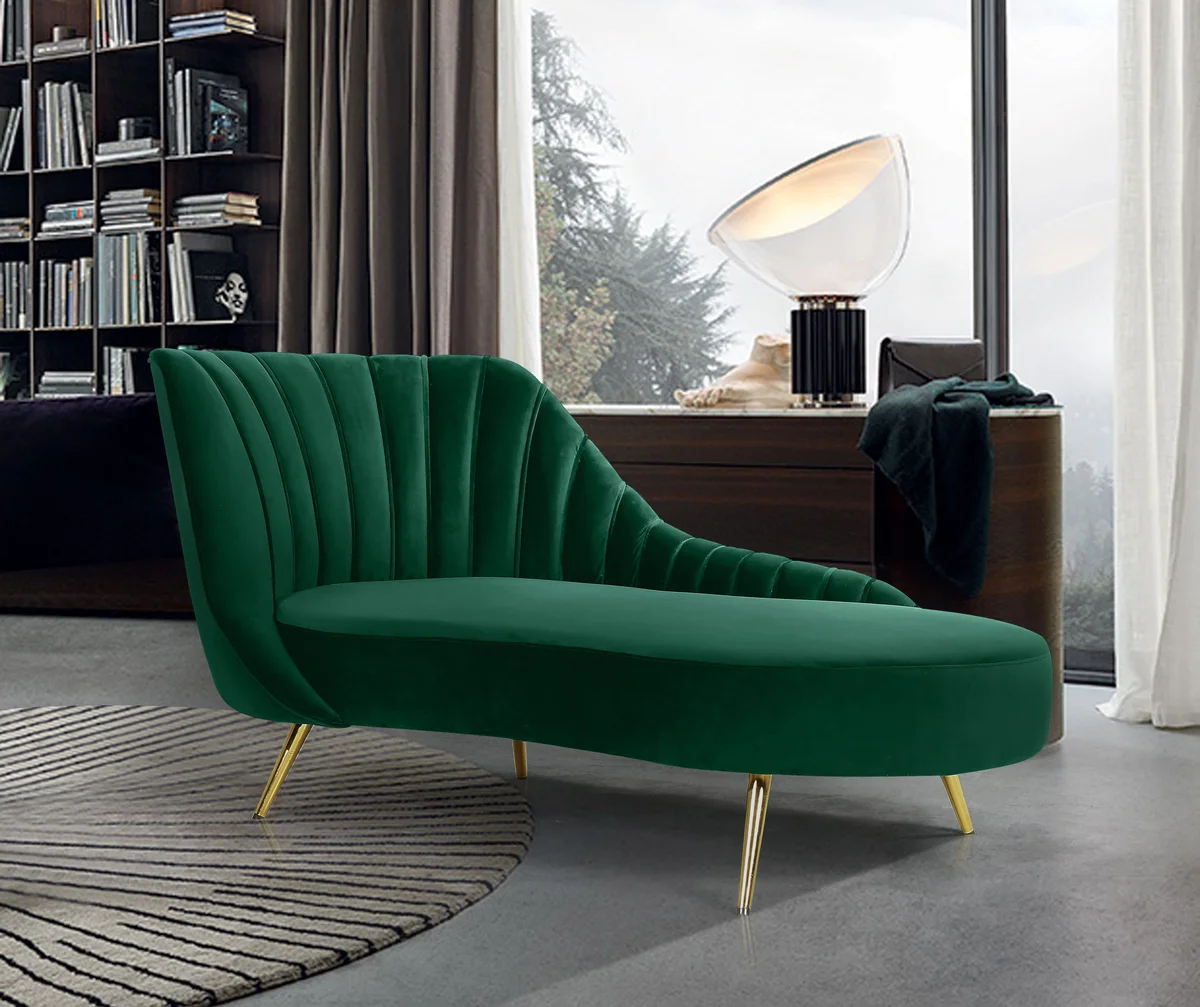 Margo - Chaise - Green - View 2