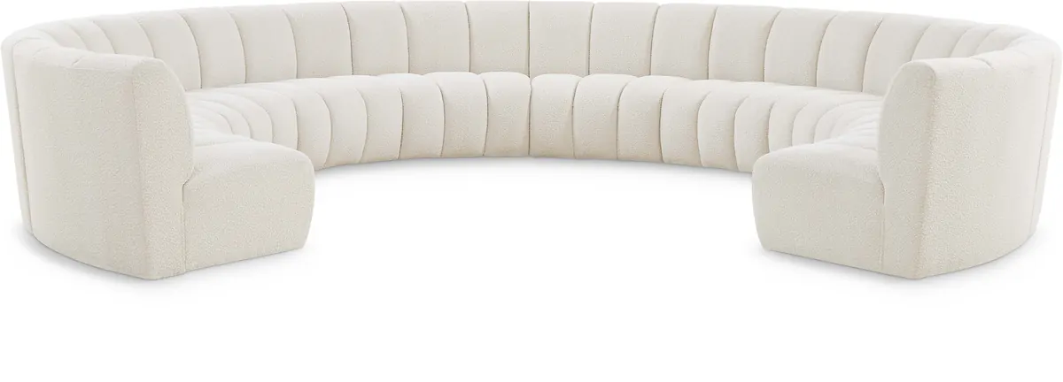 Infinity - 10 Piece Modular Sectional - Cream