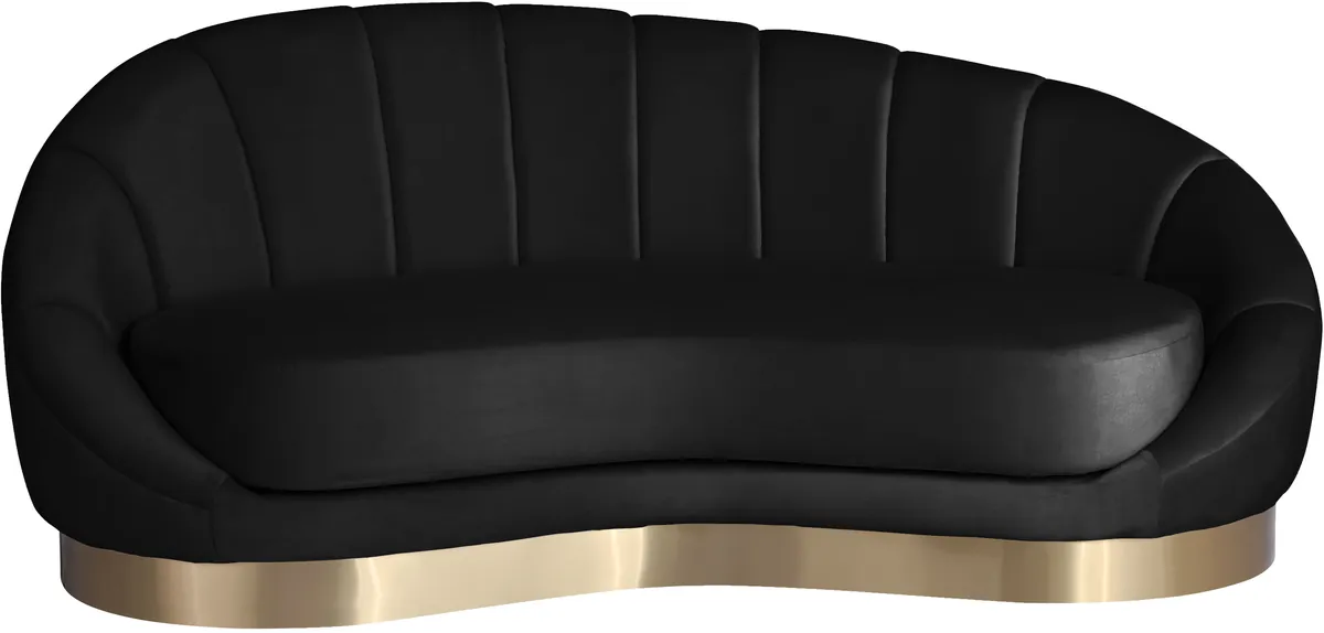 Shelly - Chaise - Black