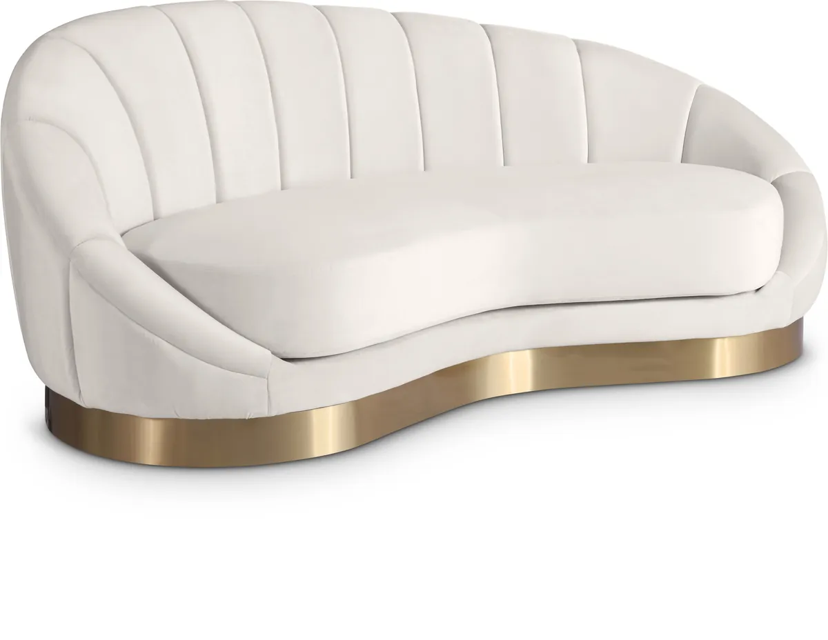 Shelly - Chaise - Cream