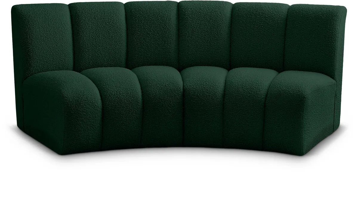Infinity - 2 Piece Modular Sectional - Green