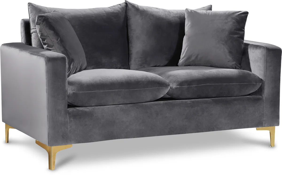 Naomi - Loveseat - Gray