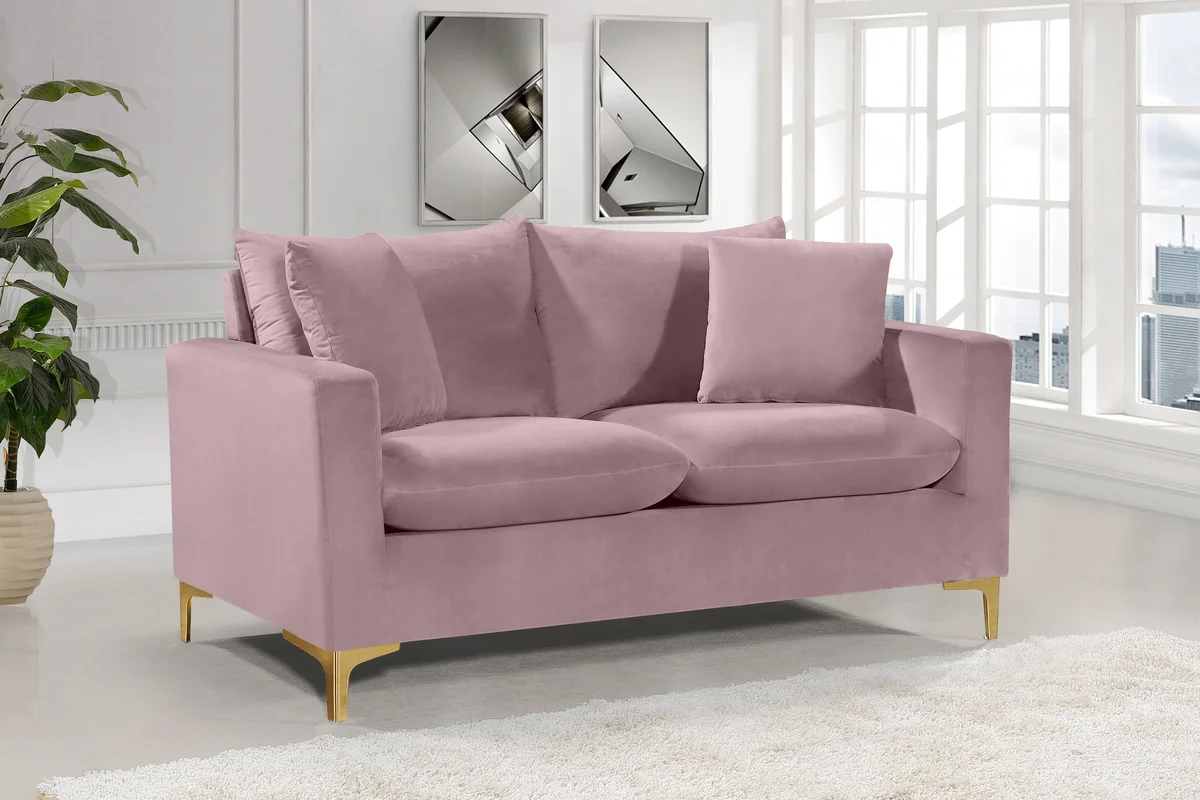 Naomi - Loveseat - Pink