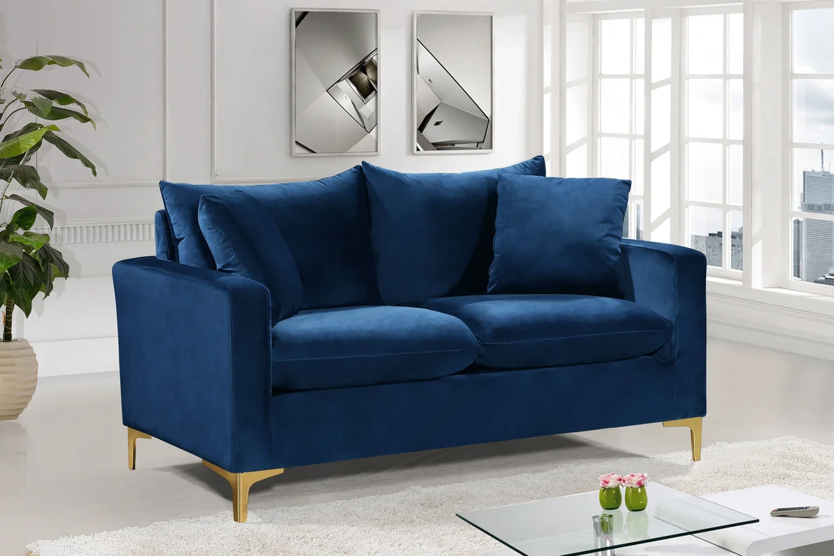 Naomi - Loveseat - Navy