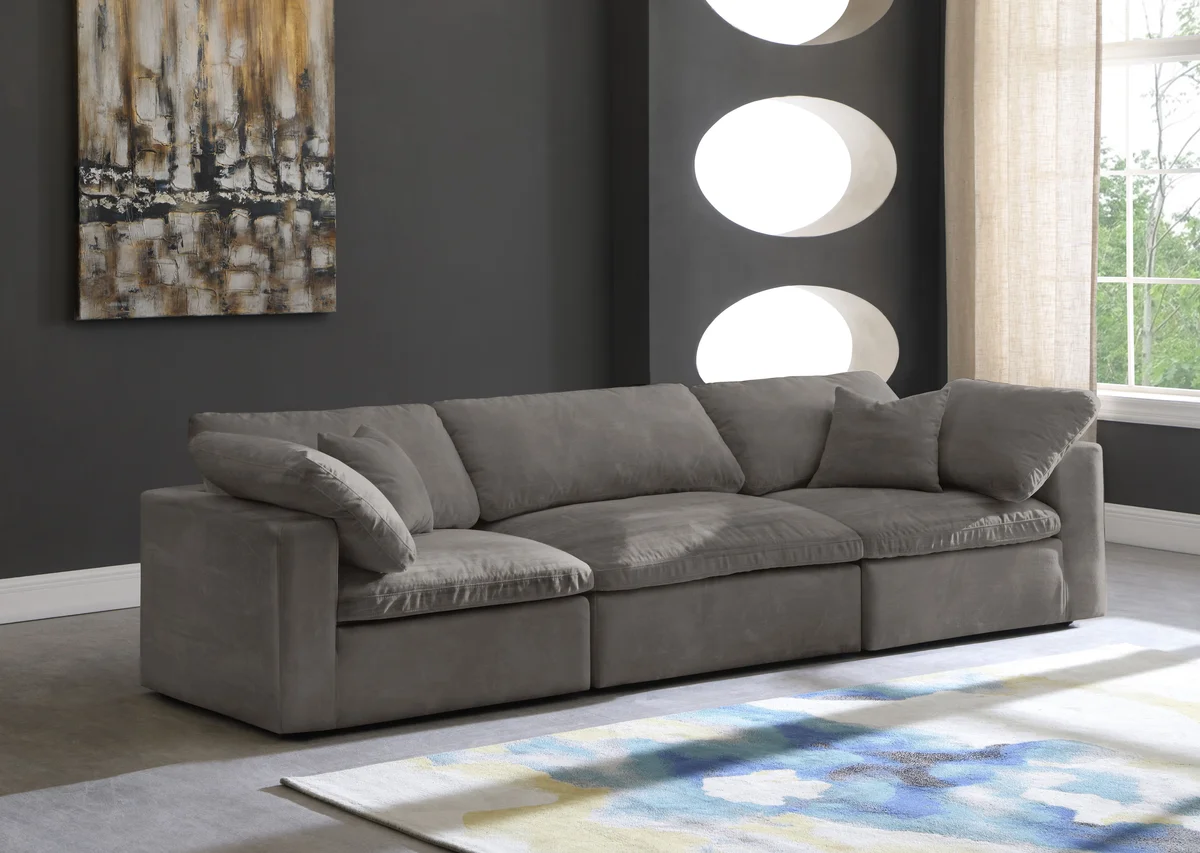 Cozy - 3 Seat Modular Sofa - Gray - View 2