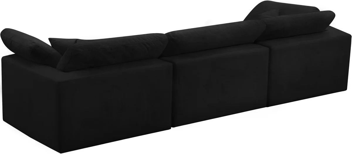Cozy - 3 Seat Modular Sofa - Black
