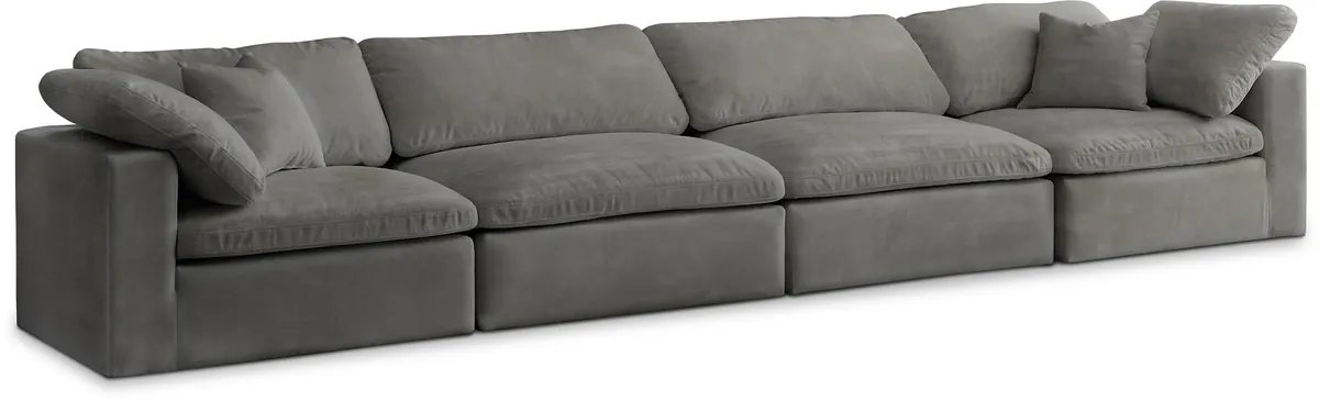 Cozy - Modular 4 Seat Sofa - Gray