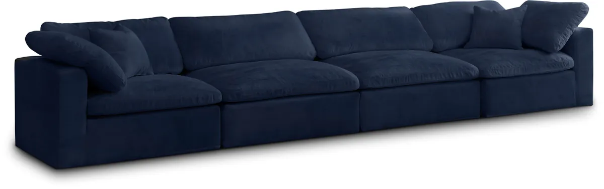 Cozy - Modular 4 Seat Sofa - Navy