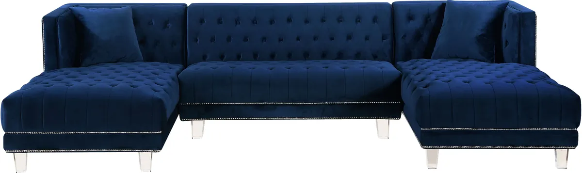 Moda - 3 Piece Sectional - Navy